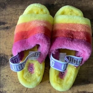 UGG Fluff Yeah Pride Slippers